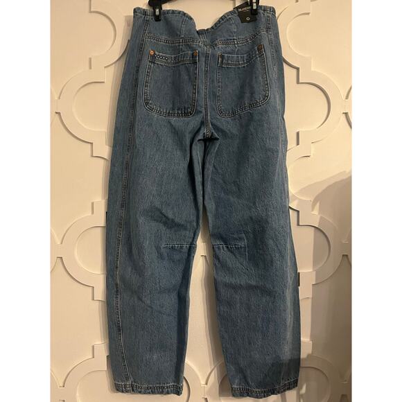 NEW BLANKNYC SZ Med Fan Mail Barrel Leg Carpenter Jean (Retail $128) - Picture 6 of 7